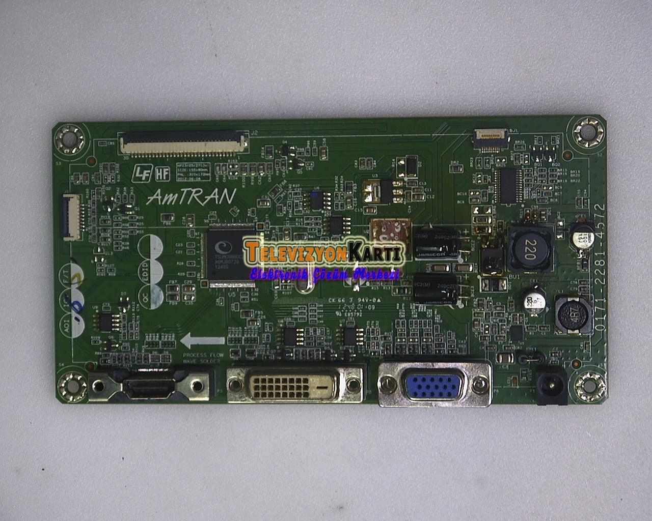 0171-2281-4572, HP Pavilion 23xi 23-İNCH Monitör, Main Board, Ana Kart, HP