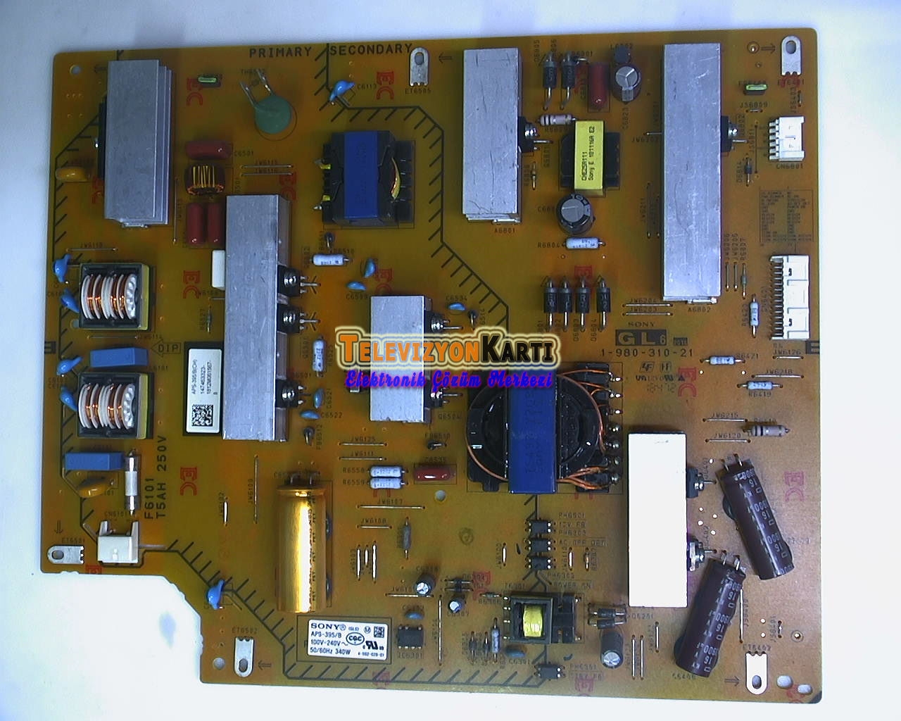 1-980-310-21, APS-395/B, 4-592-028-01, Sony KD-49XD7005, Power Board, Besleme, LC490EQY-SJA3