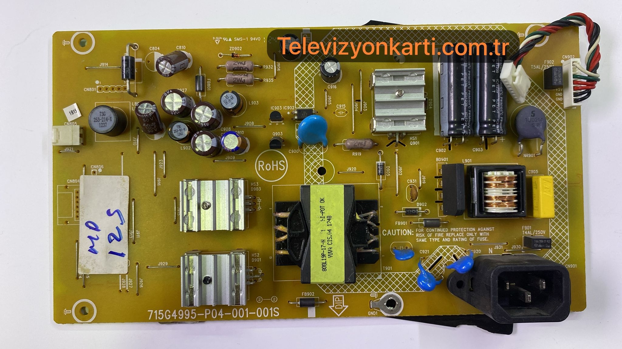 715G4995-P01-001-001H, ASUS, PHILIPS, MONITOR, POWER BOARD, BESLEME KARTI