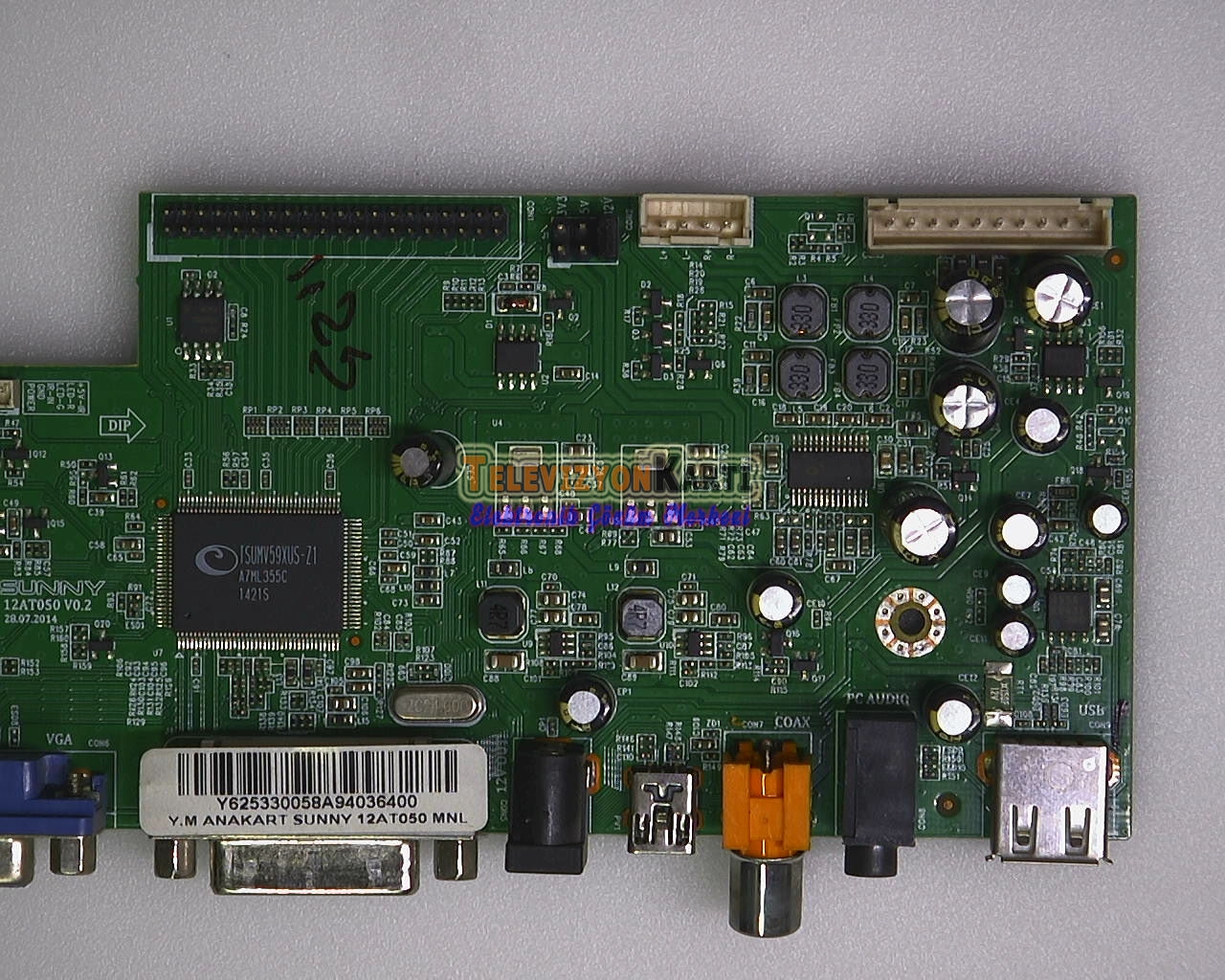 12AT050 V0.2,SUNNY SN042DLD12AT050-AFM,MAIN BOARD