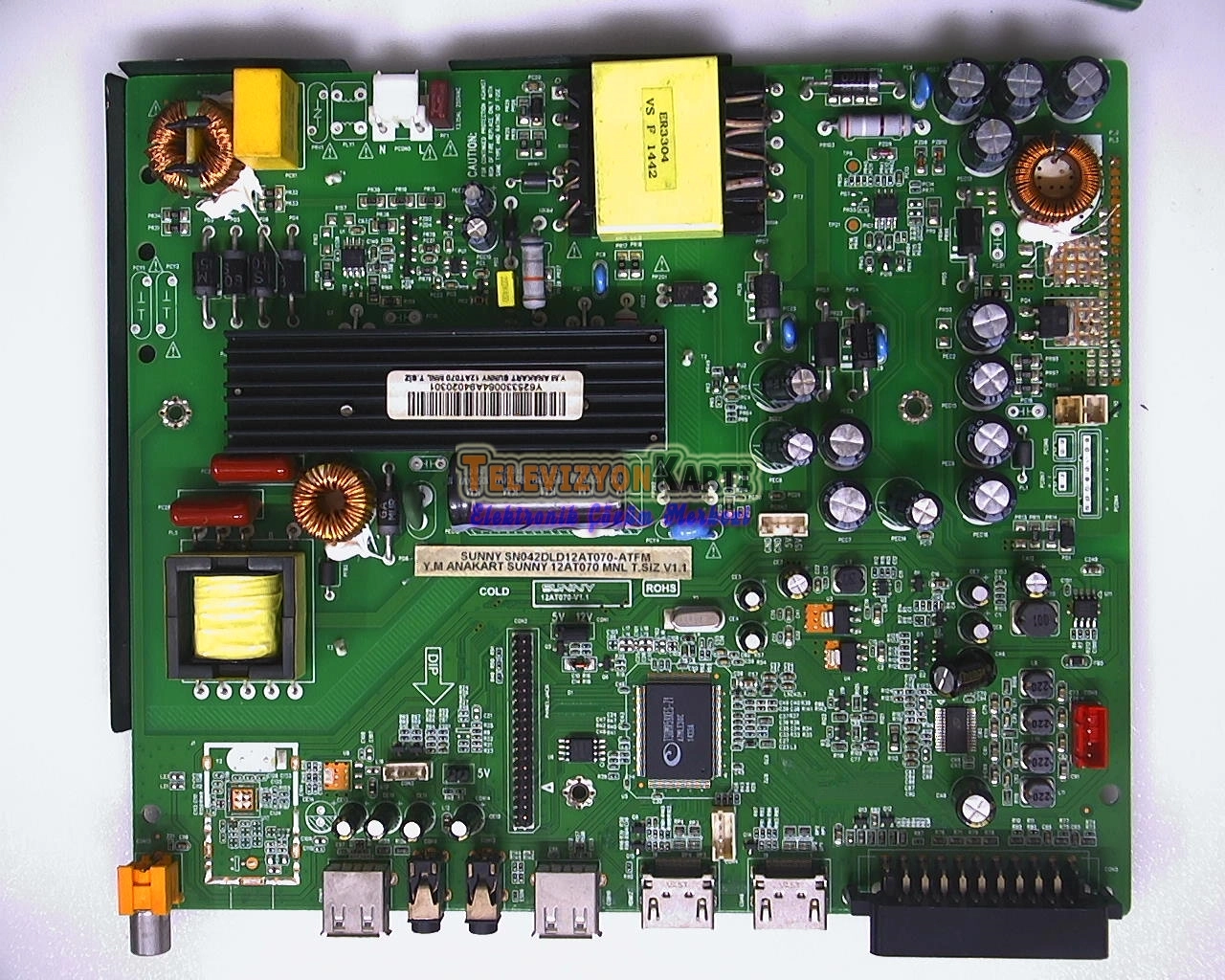 Sunny 12AT070-V1.1,Axen AX042DLD12AT070,Main Board - Televizyon Kartı