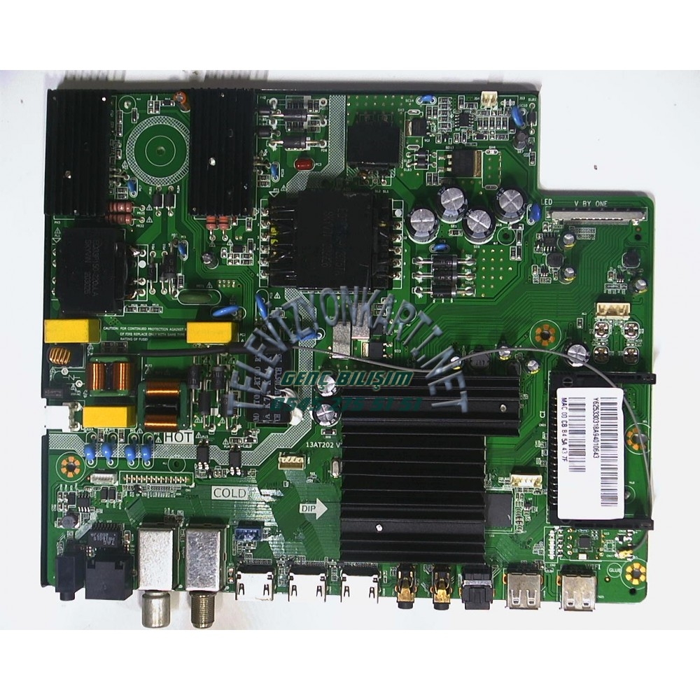 13AT202 V1 Hi-Level HL55UAL402 4K Anakart - Televizyon Kartı