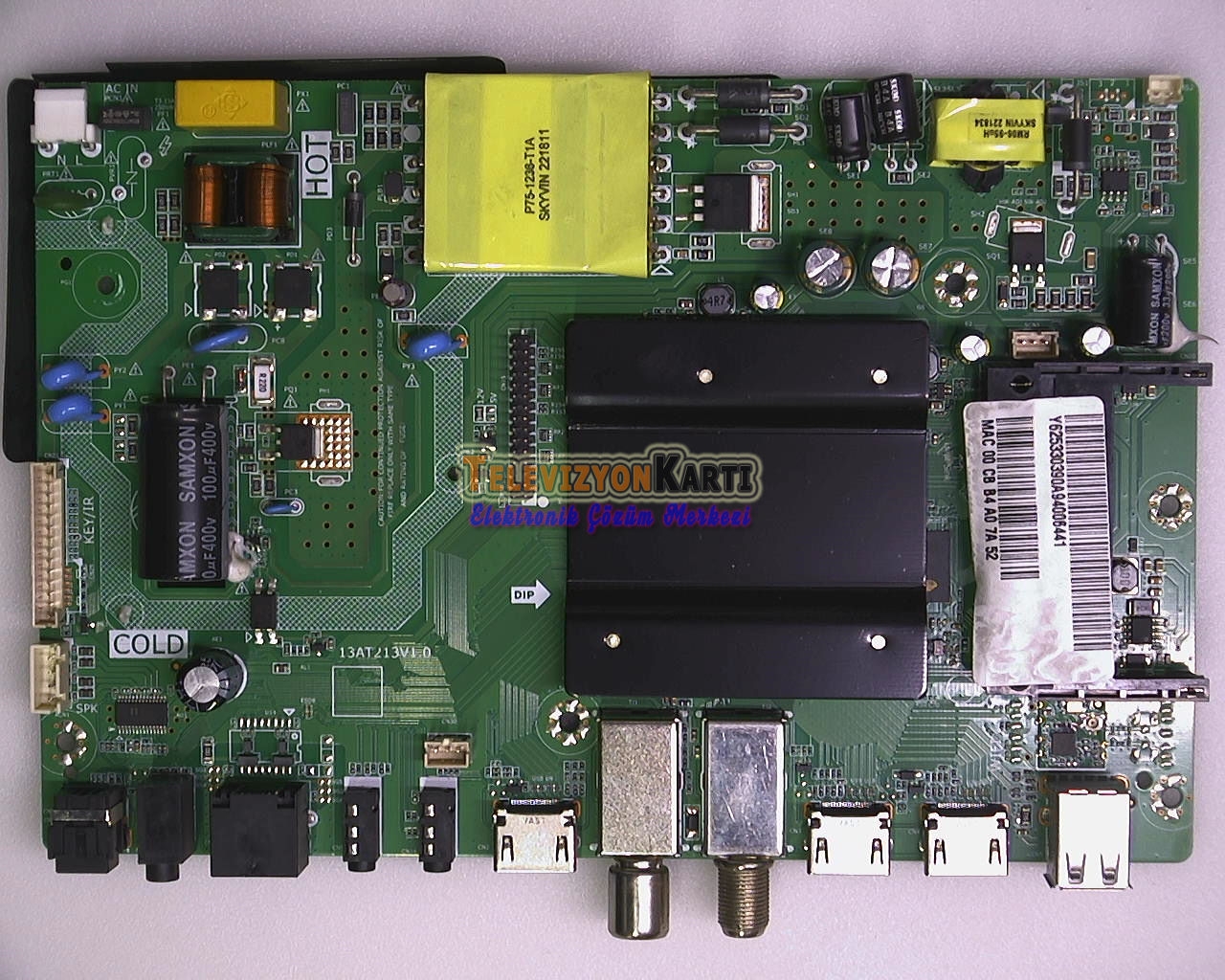 13AT213V1.0,SUNNY SN43DAL13,MAİN BOARD,ANAKART