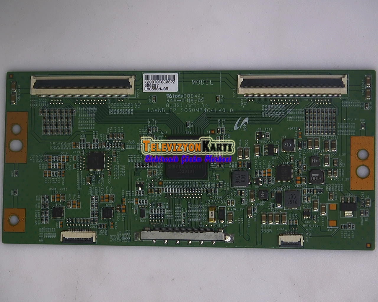 13VNB-FP_SQ60MB4C4LV0.0, LJ94-29387A, Arçelik 40LW 8467, T CON Board, LTR400HS03-W