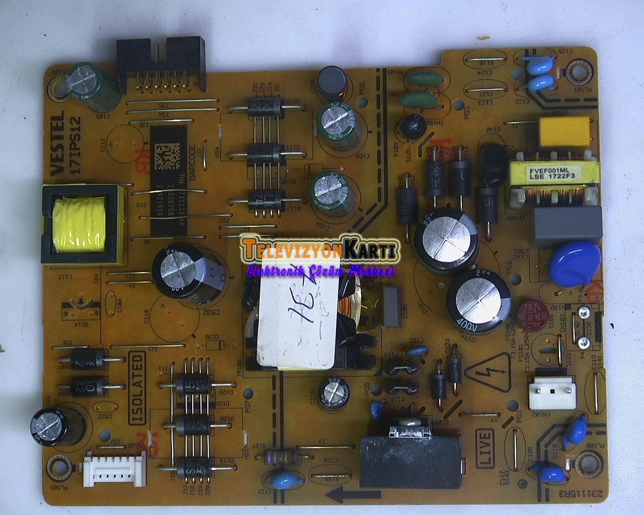 17IPS12, 23326758, Fitco FLED 43S2090D, Power Board, Besleme, VES430UNDL-2D