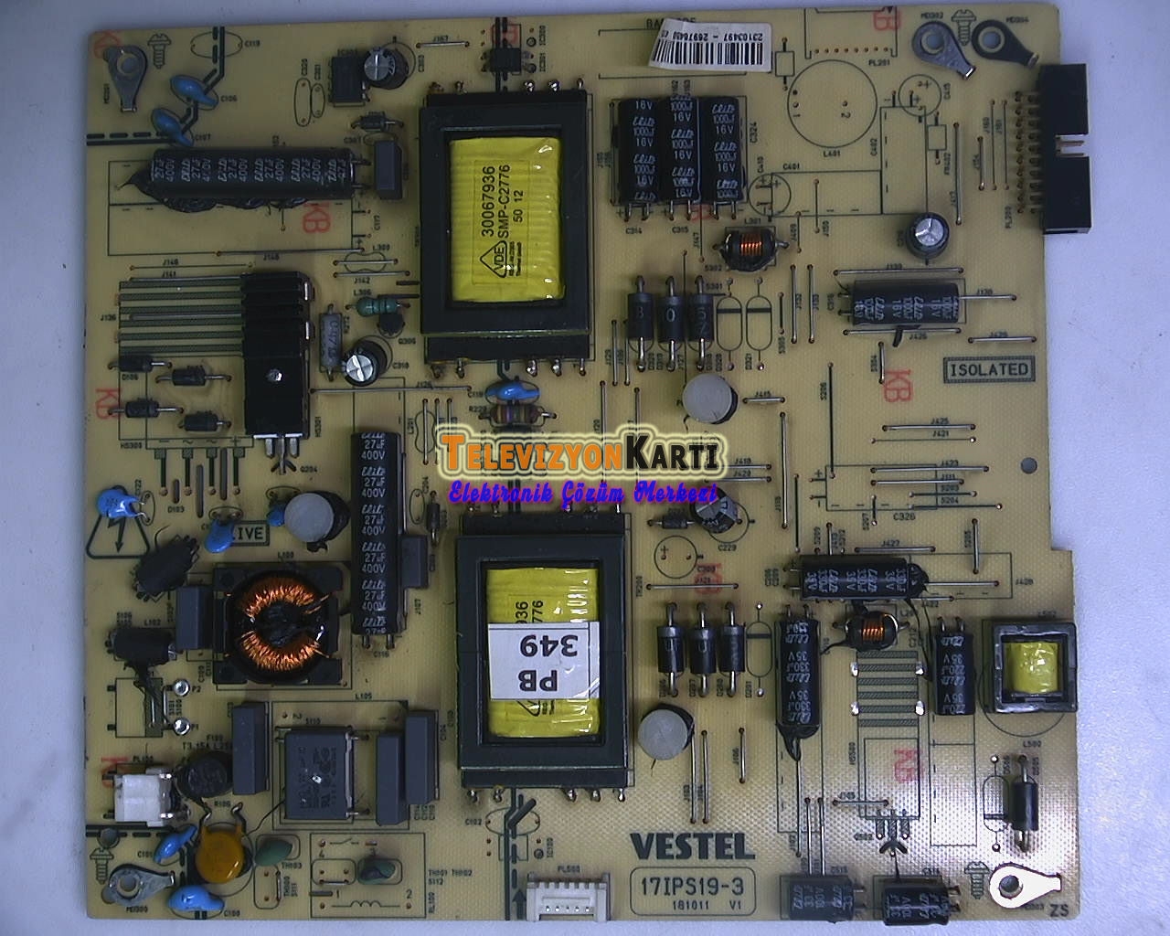17IPS19-3, 23003082, Vestel 32VH6020, Power Board, Besleme, LTA320AP26