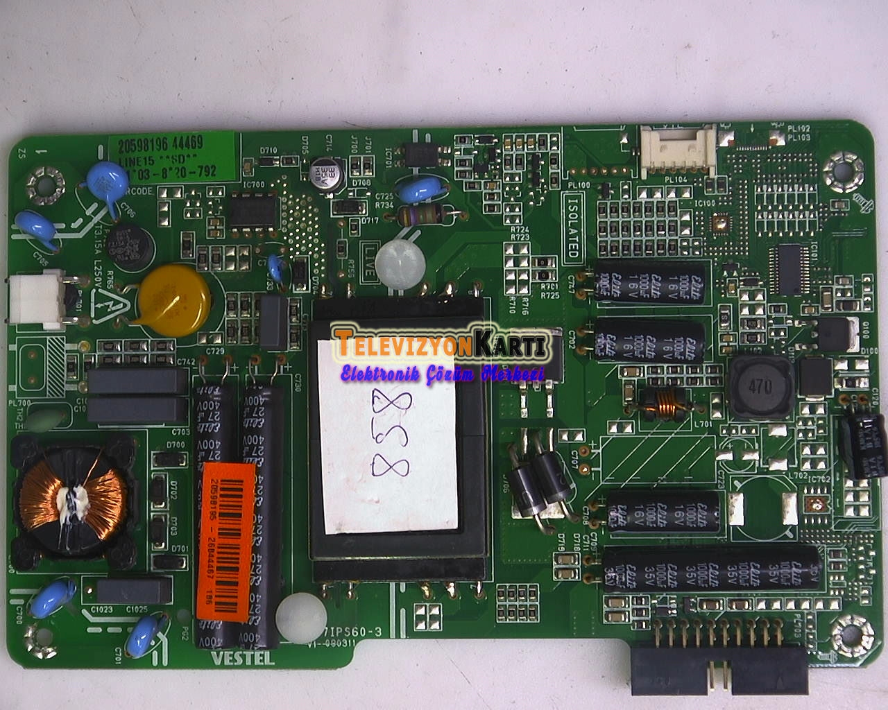 17IPS60-3, 20598195, 20598196, Seg 2291FHD, Power Board, M215HW03