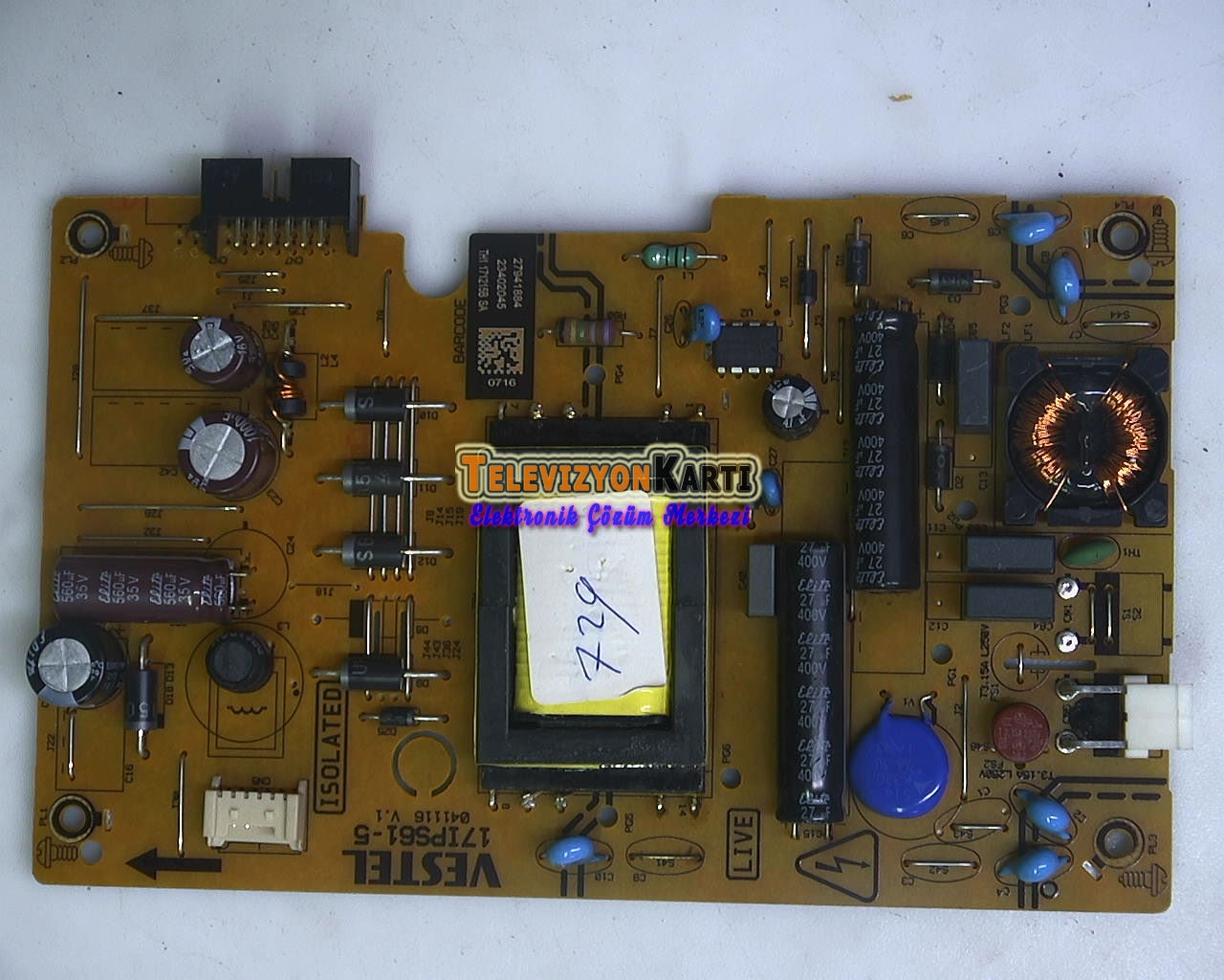 17IPS61-5, 23402045, Vestel 28HB5100, Power Board, Besleme, VES275WNVX-N04