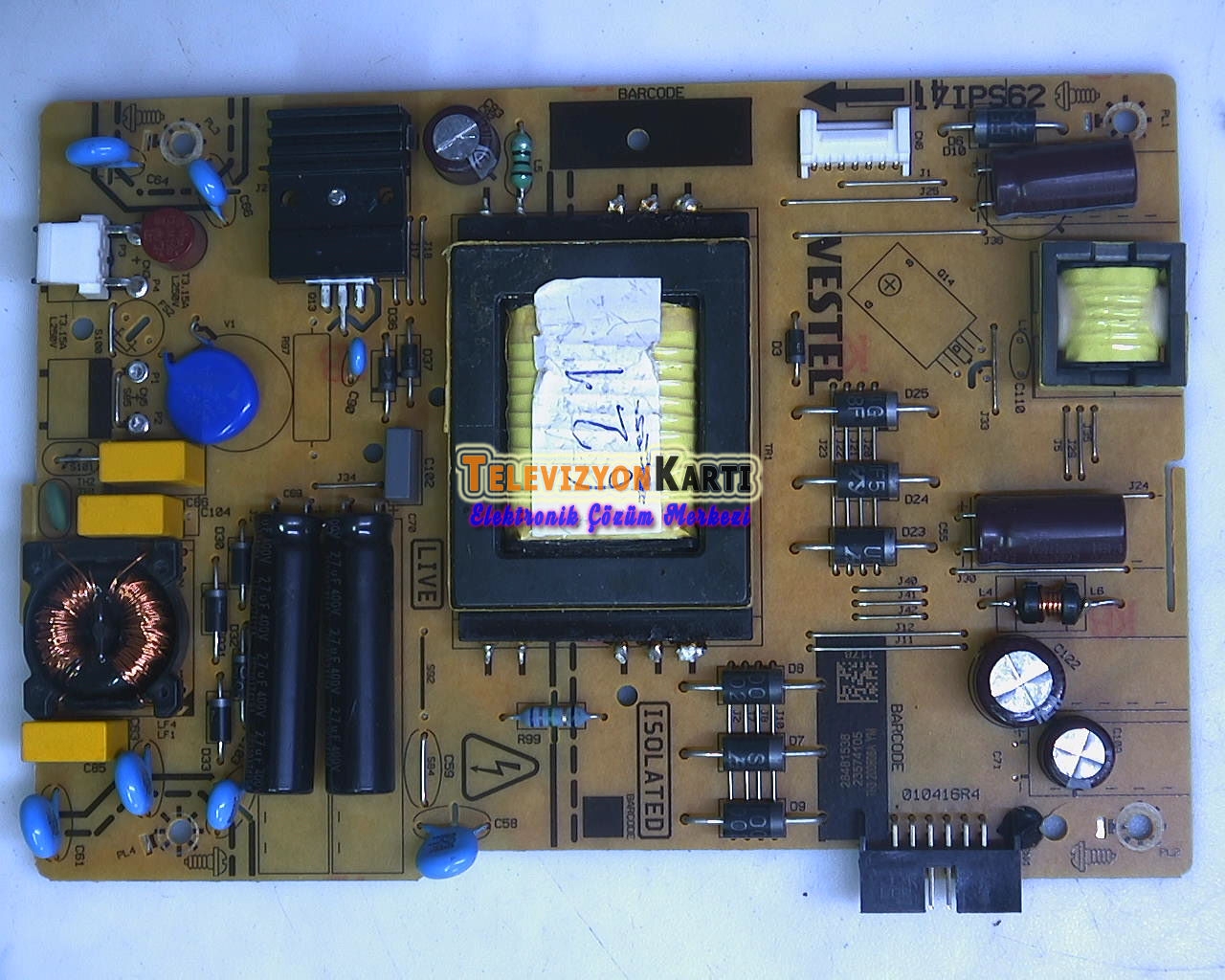 23574105,17IPS62,HI-LEVEL 49HL750,VESTEL 49F9401,POWER BOARD
