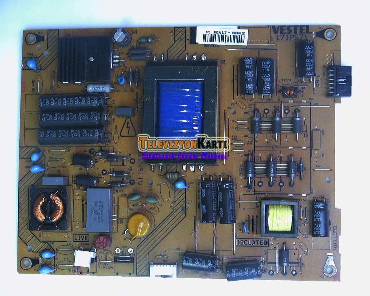 Vestel 42FX7445F Power Board,17IPS71,23191504,VES420UNVL-S01