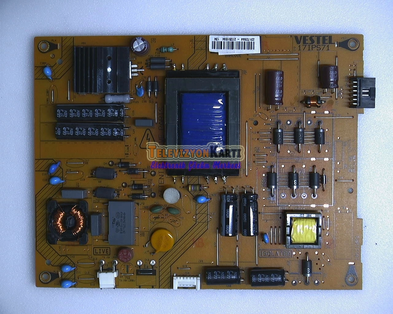 17IPS71,23172644,Vestel 39PF5065,Power Board,Besleme,VES390UNVA-01