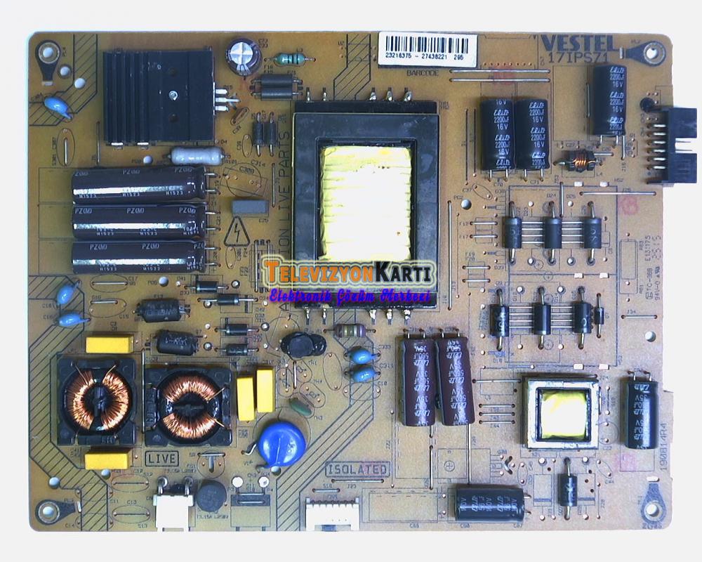 17IPS71 23216375 Vestel 48SD6100 Power Board