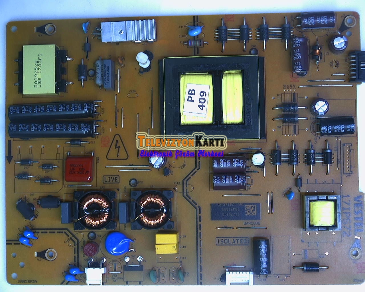 Regal 40R5020U Power Board , 17IPS72 , 23322399 , VES400QNDS-2D