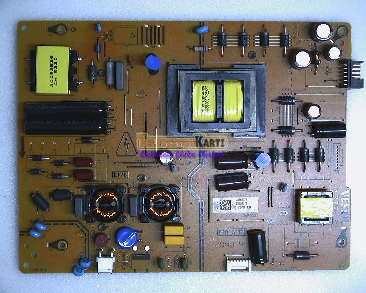 17IPS72,23653276,Vestel 50U960 50” 4K,Pawer Board,Ves500QNDH-N2-Z01