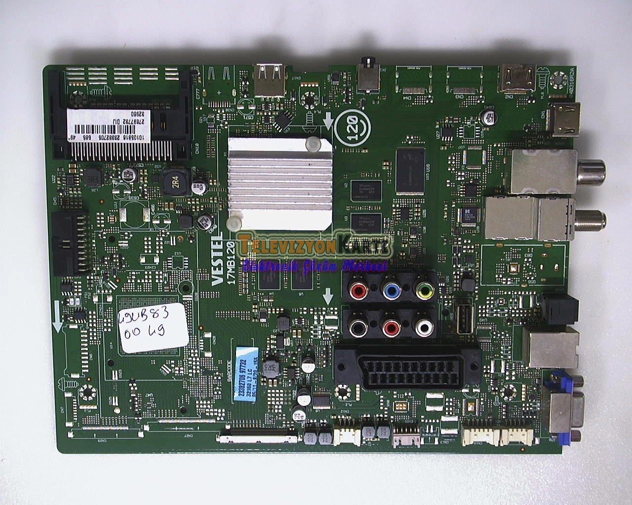 17MB120,23382705,23382706,Vestel 49UB8300 Main Board,VES490QNDL-2D