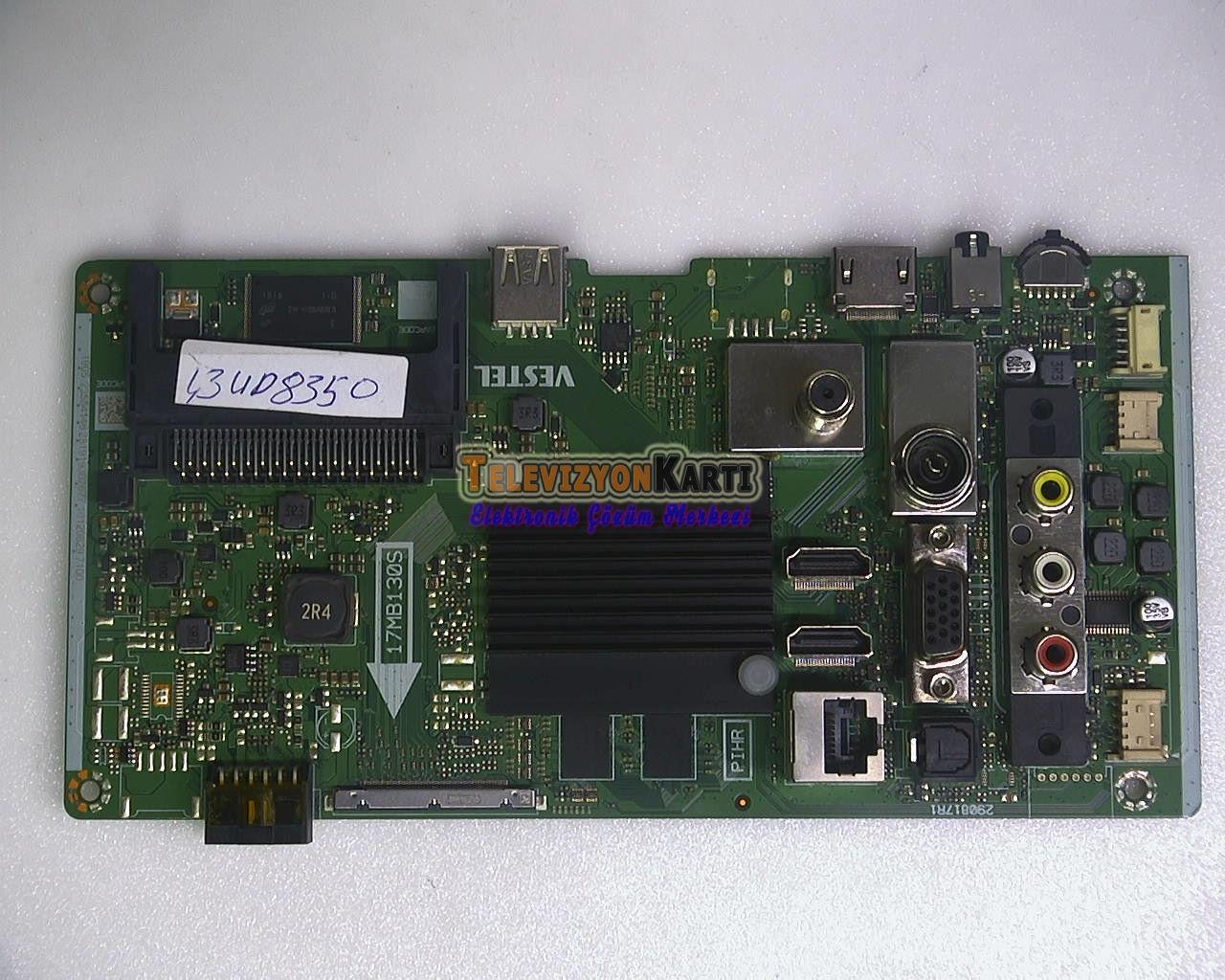 17MB130S,23545546,Vestel 43UD8350,Main Board