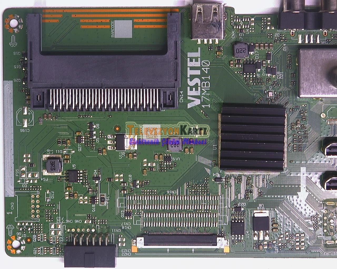 17MB140, 23404825, Vestel 43FB5000, Anakart