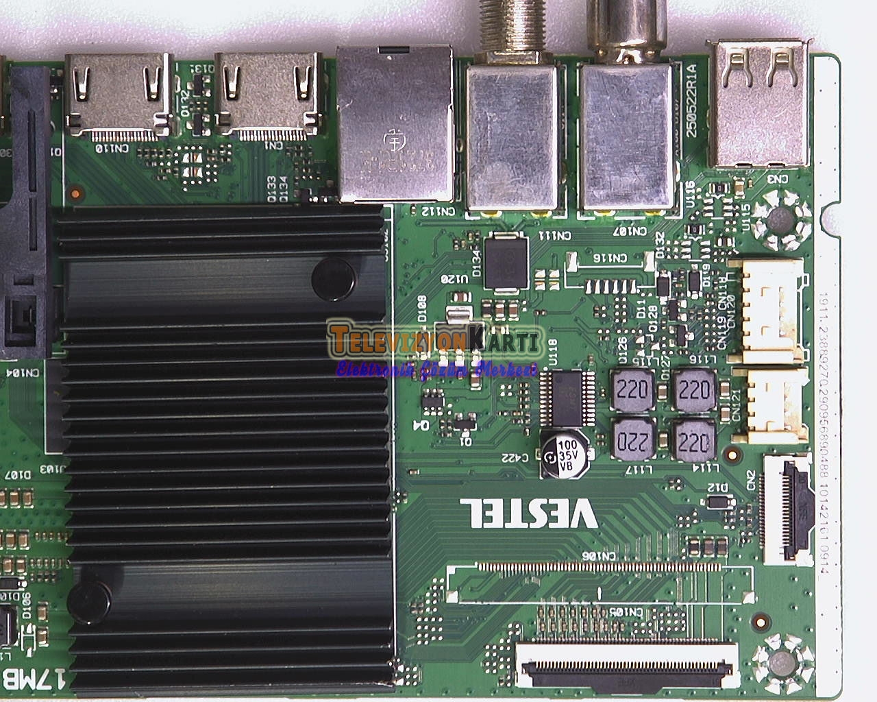 17MB185Y,23889270,TOSHİBA 50AU2363DT,MAİN BOARD