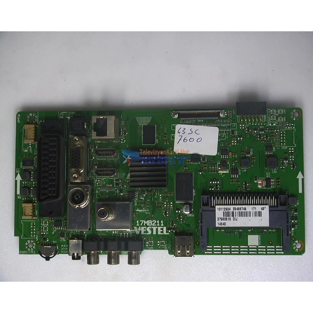 17MB211,23466745,SEG 43SC7600,Main Board
