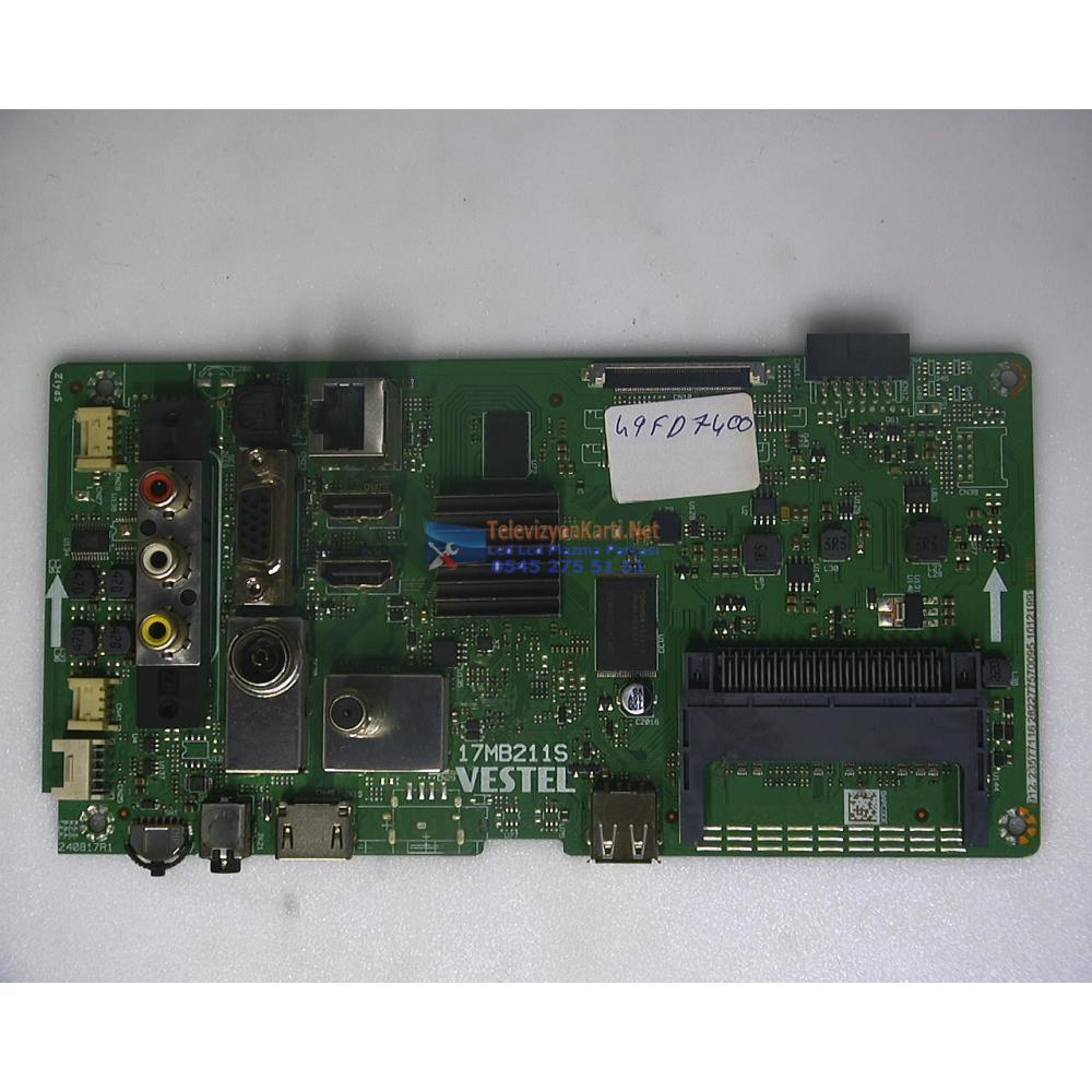 17MB211S 23577116 Vestel 49FD7400 Anakart