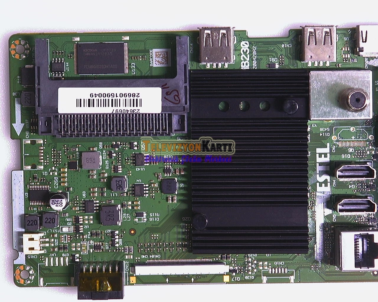 17MB230,23640697,VESTEL 65U9500,Main Board,Anakart