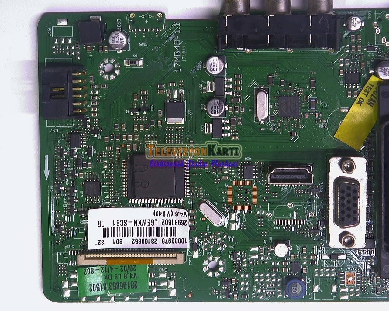 17MB48-1.1,23106852,10083769,VESTEL 32912,ANAKART