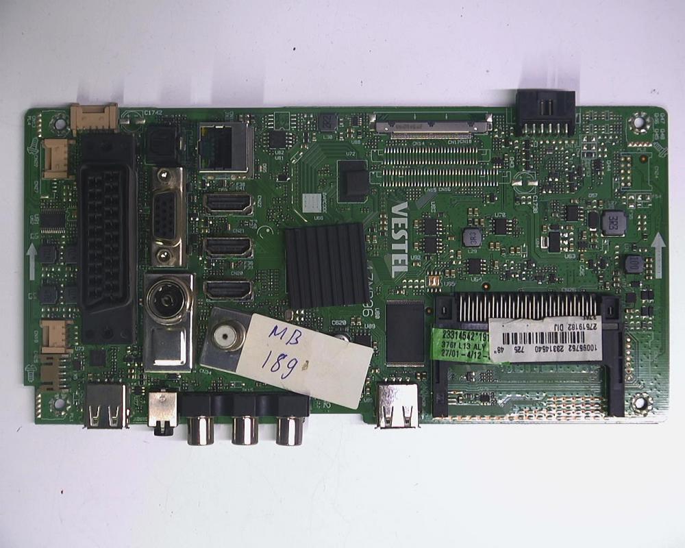 17MB96, 23314540, VES480UNVS-2D-M05, VESTEL SMART 48FA7500 48 İnç LED TV, Main board Anakart 