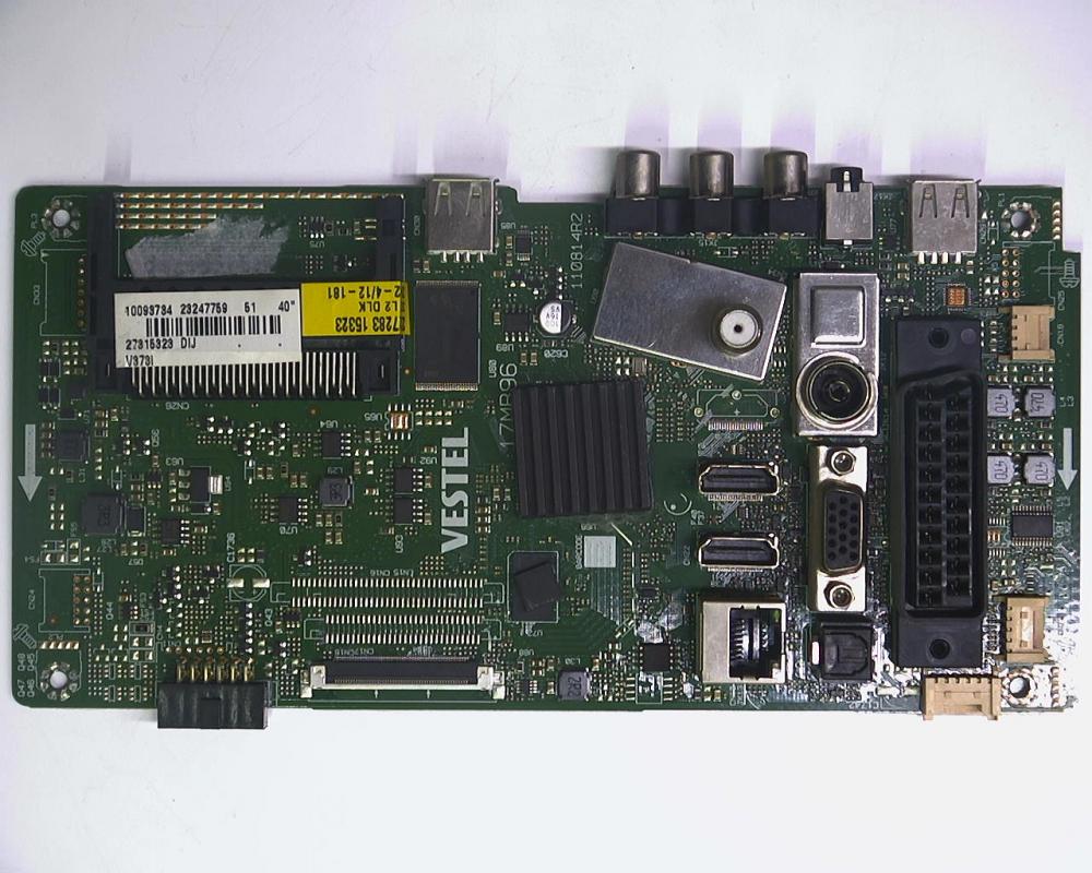 17MB96,23247759, 23227283, 110814R2, Main Board, Vestel Smart 40FA7100 40 LED TV
