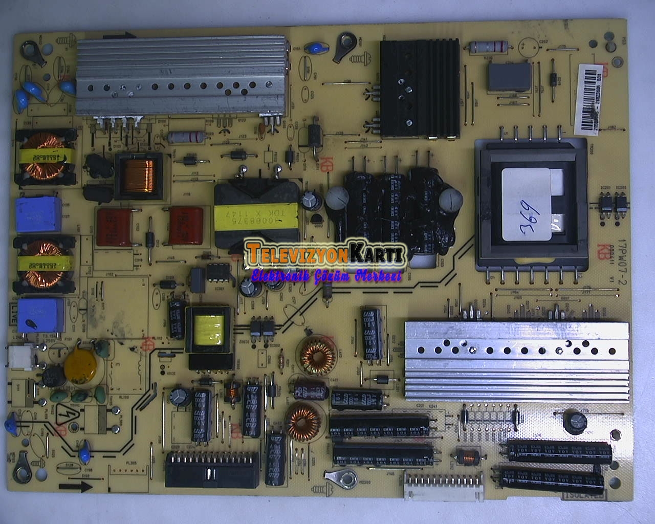 17PW07-2, 20557095, 080411 V1, 26802177, VESTEL 42PF8219, Power Board, Besleme, LC420EUD-SDF1