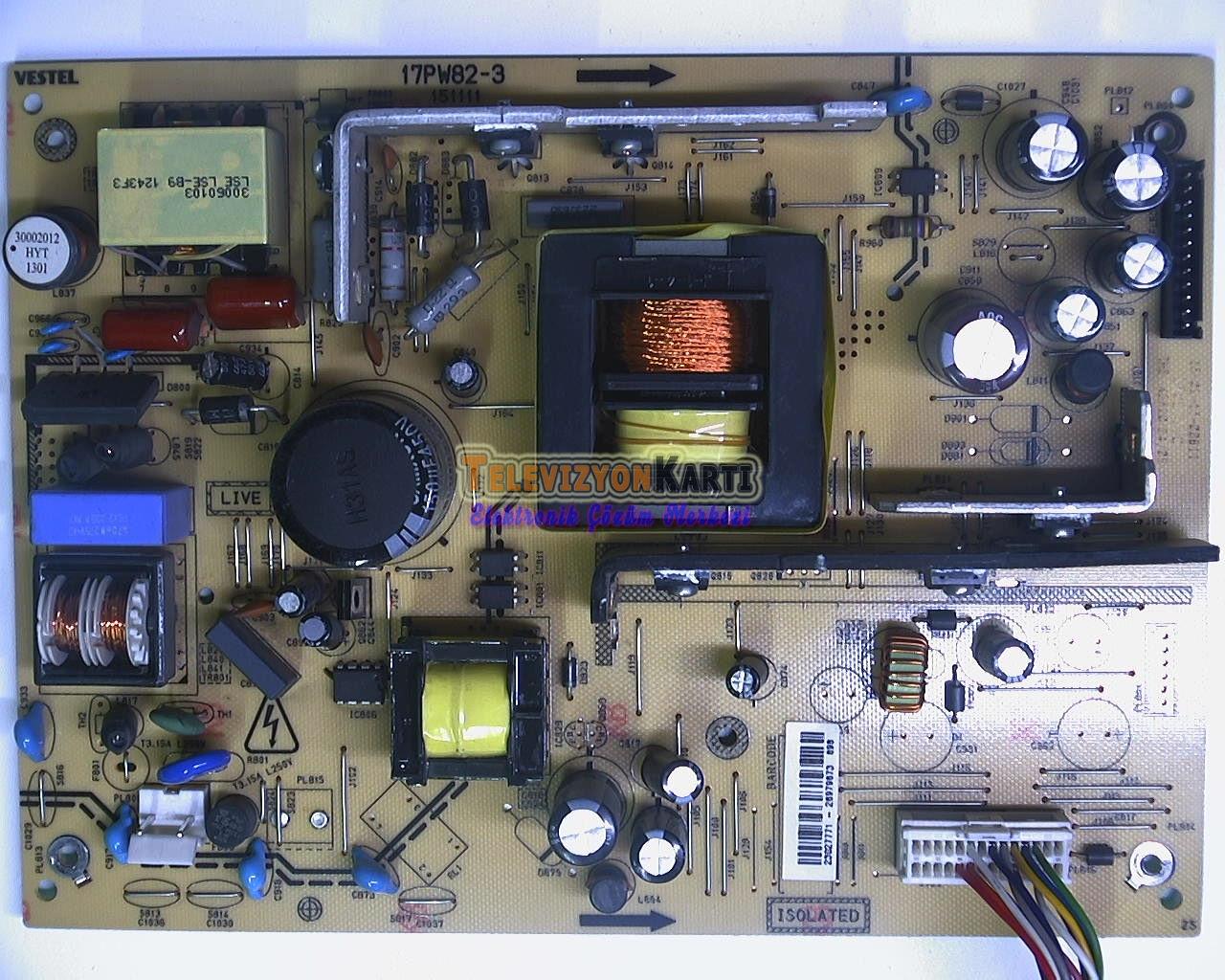 17PW82-3,23027771,Vestel 42VF3010,Power Board