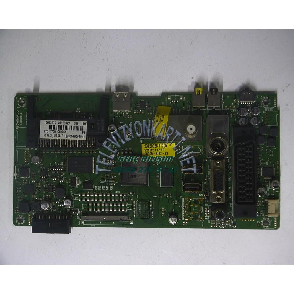 23120027 23120028 17MB95-2.1 Philips 50PFL3008K Anakart 