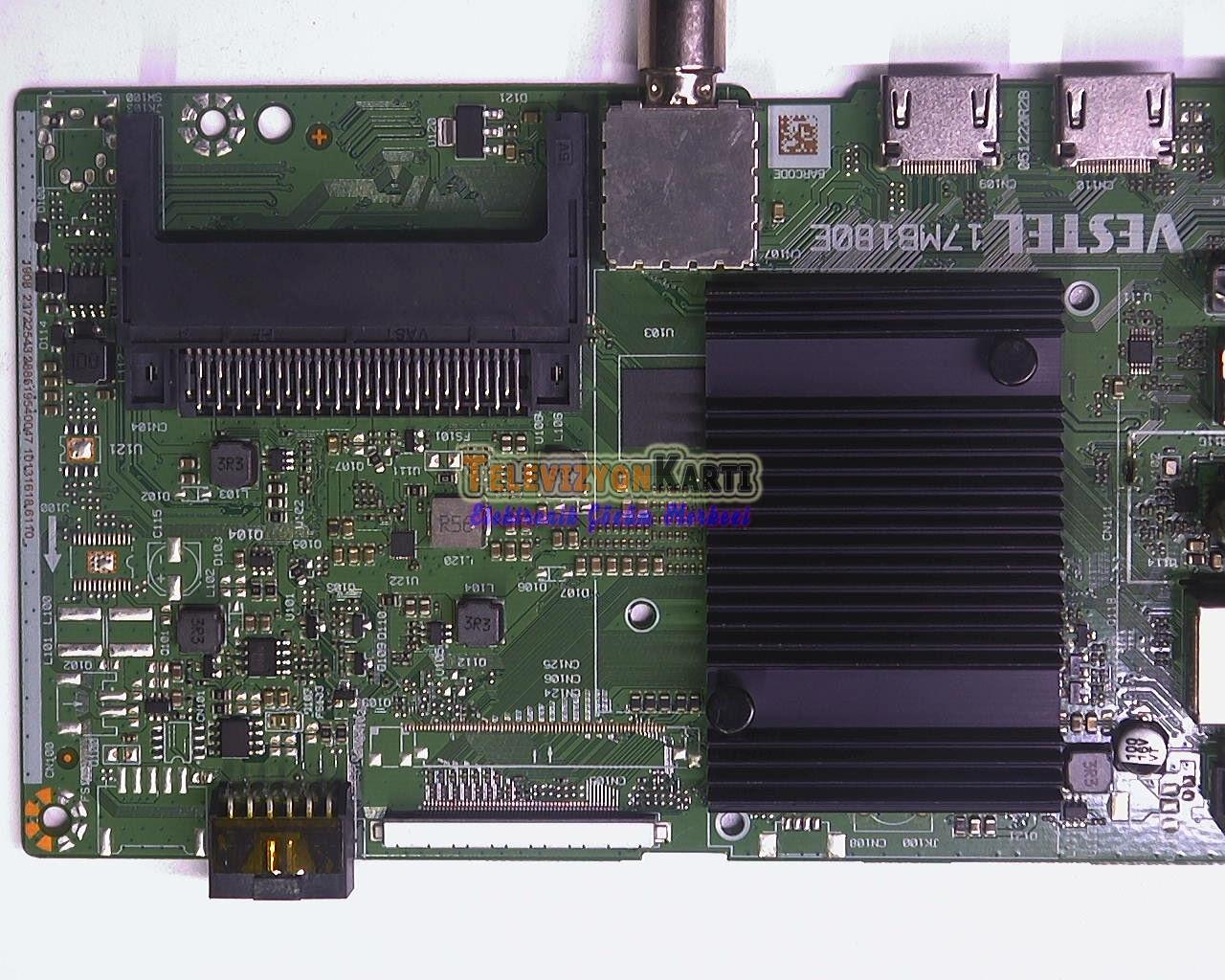 23722543,17MB180E,Telefunken 58TU7550A,Main Board