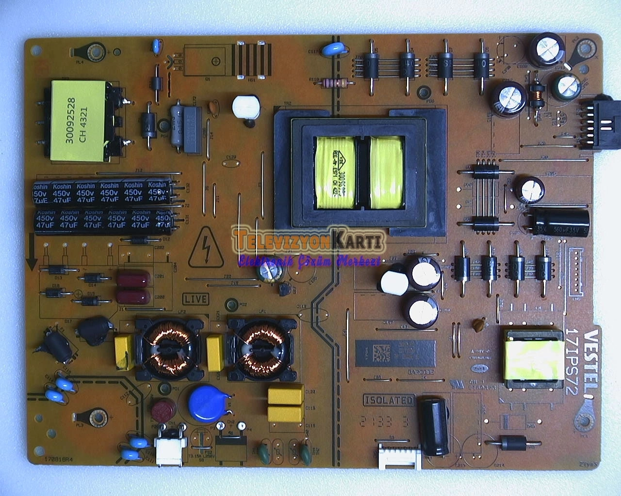 17IPS72,28930050,23772839,Toshiba 43UL3C63DT,Power Board