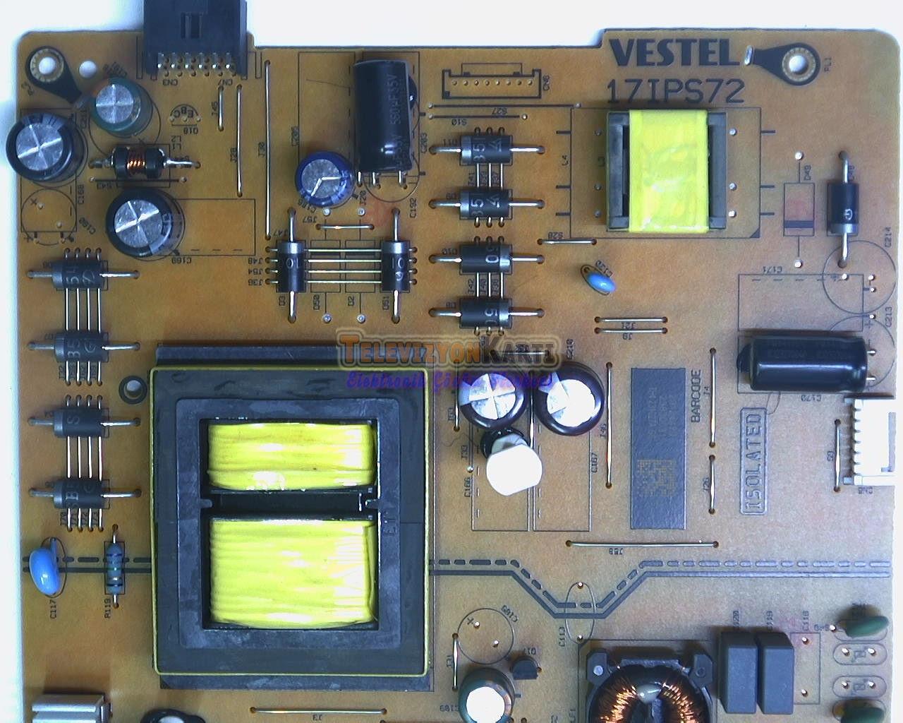 23830031,17IPS72,Toshiba 50UL2063DT,Power Board