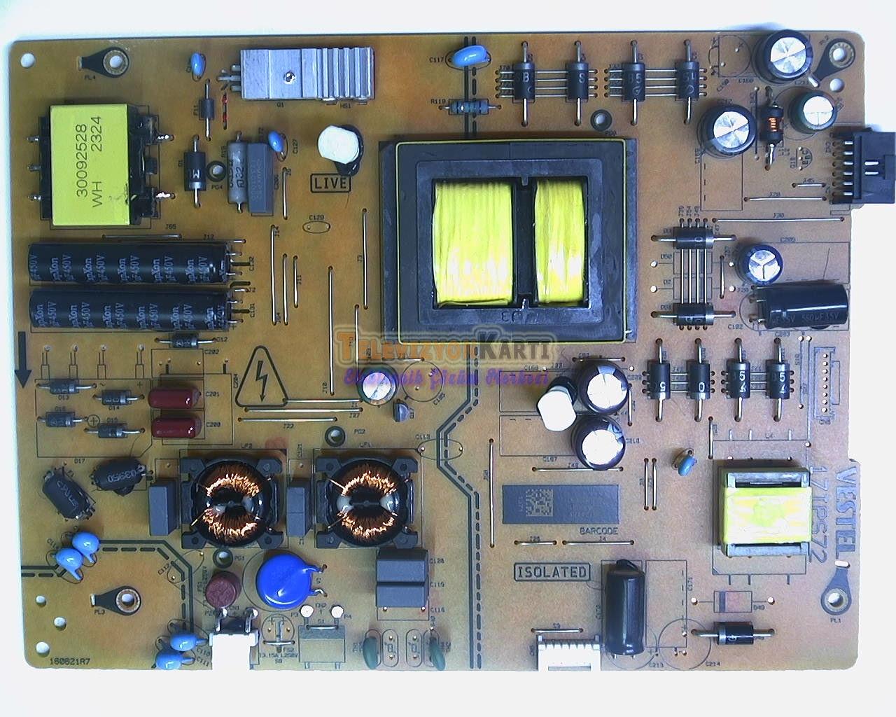 23830031,17IPS72,Toshiba 50UL2063DT,Power Board