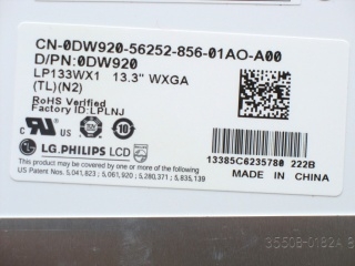 MarkaLG.Philips LCD Model P/NLP133WX1-TLN2  Çapraz Boyut13,3’’ Panel Tipia-Si TFT-LCD, LCM