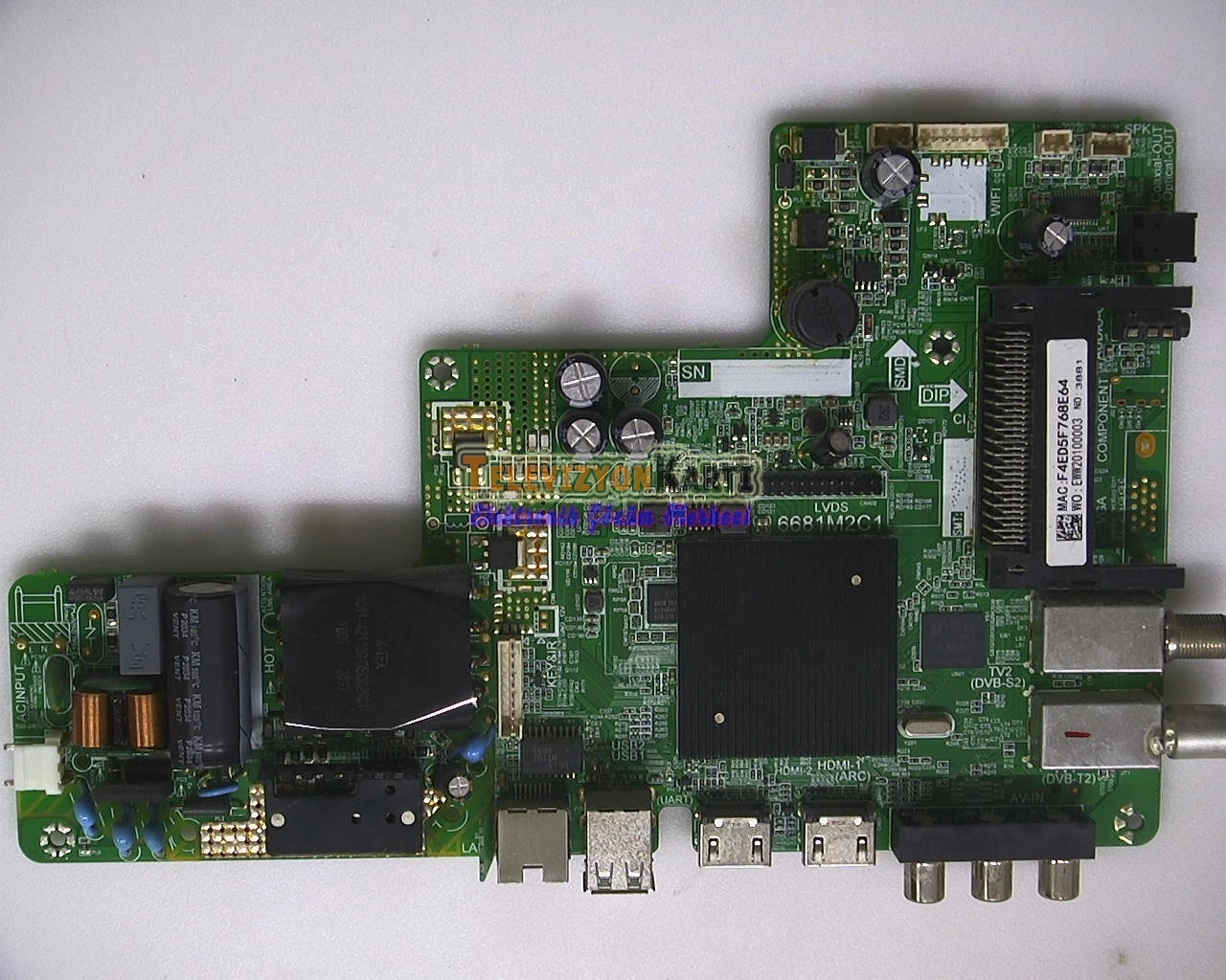 6681M2C1,DIJITSU 40DS7700 Main Board - Televizyon Kartı