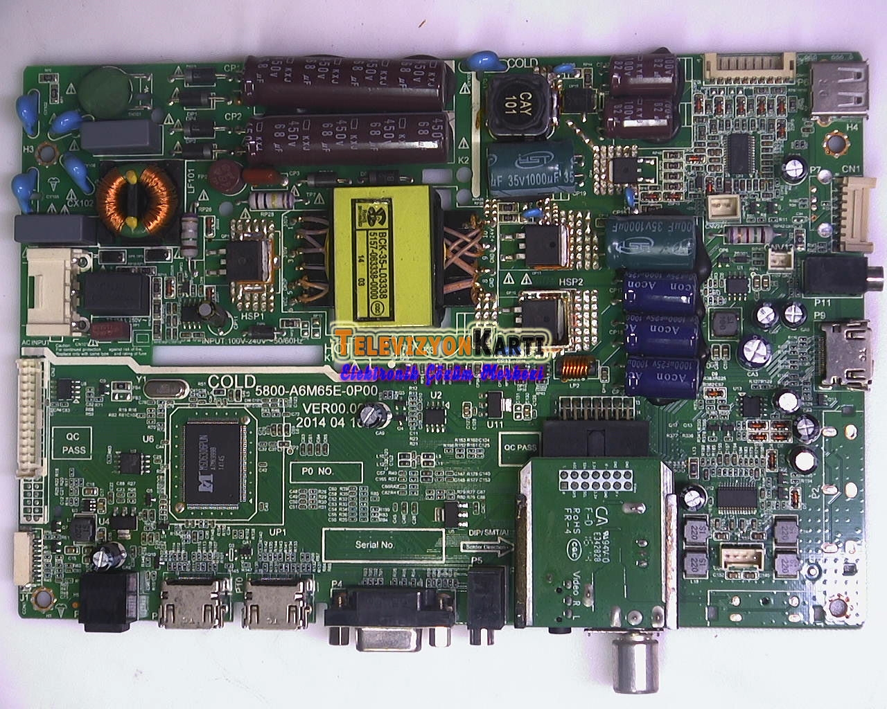 5800-A6m65e-0p00 , Ver00.00 , Next Ve-32e3cs , Main Board