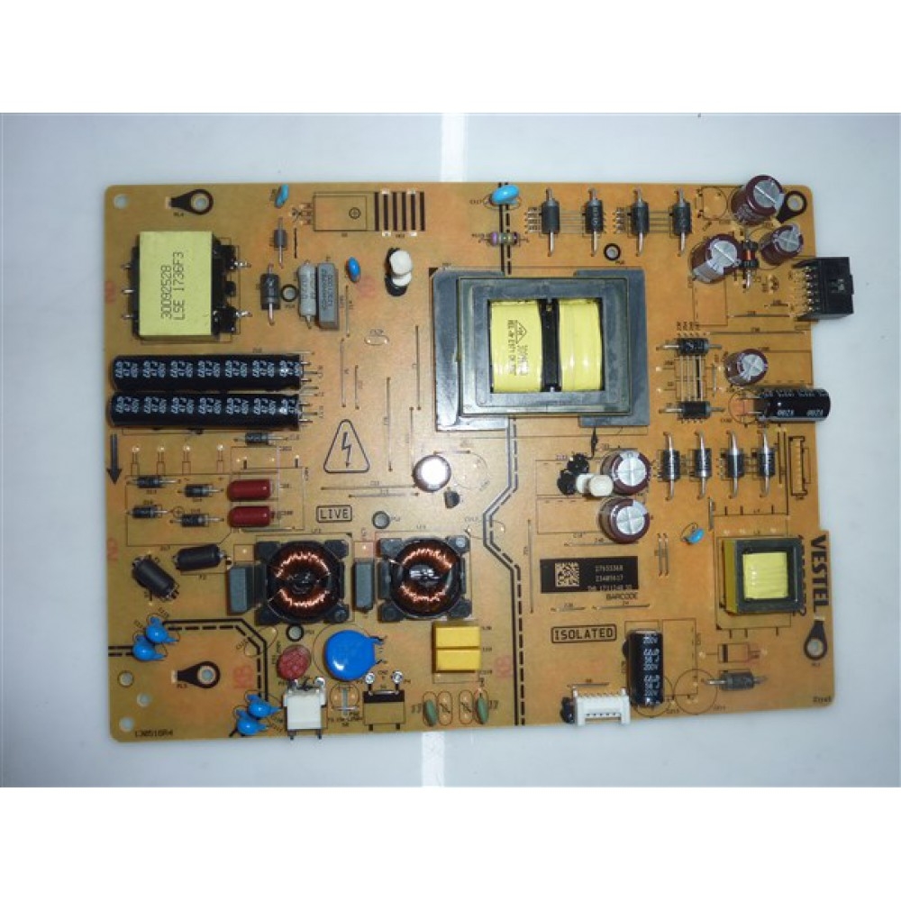 17IPS72, 23405617, Vestel 49UD8400, Power Board, Besleme, VES490QNYL-2D