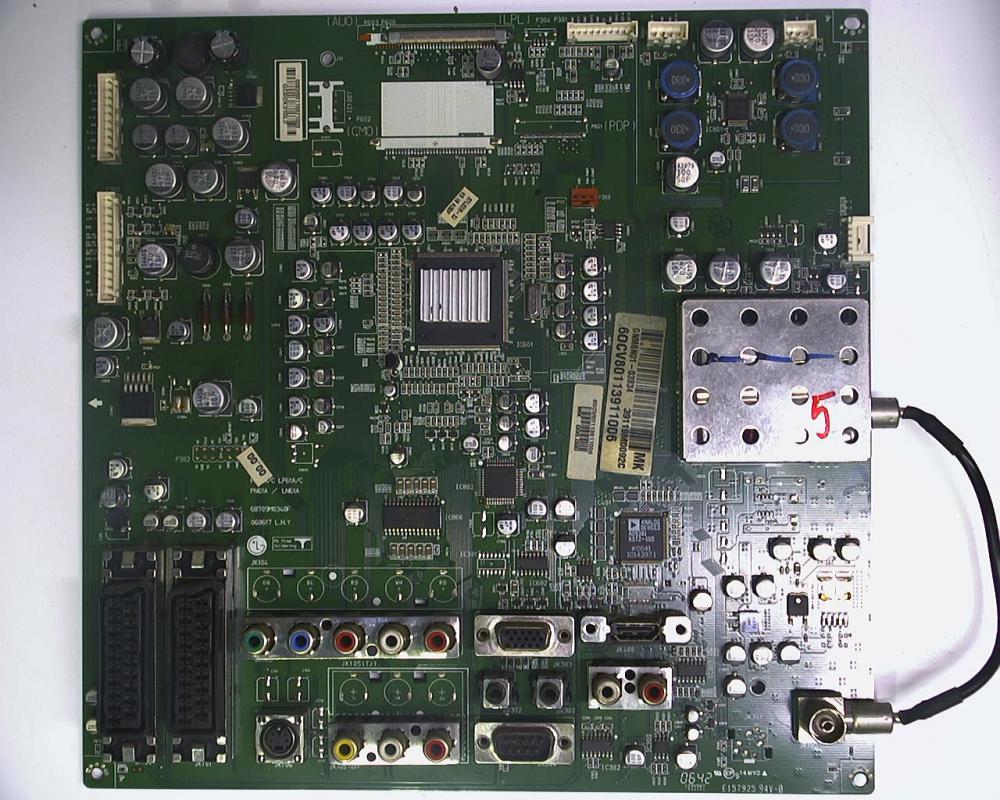 68709M0348F 68709M0348F, 68719MB889B, 060617, PP61A C LP61A C, Main Board, PDP42V8X3, LG 42PC1RV