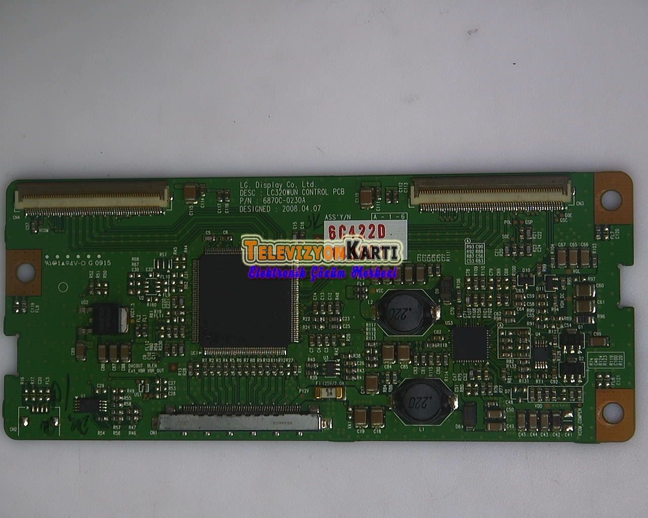 6870C-0230A, 6871L-1438C, 1438C, LG 32LH2500-ZA, T CON Board, LC320WUN-SAB1