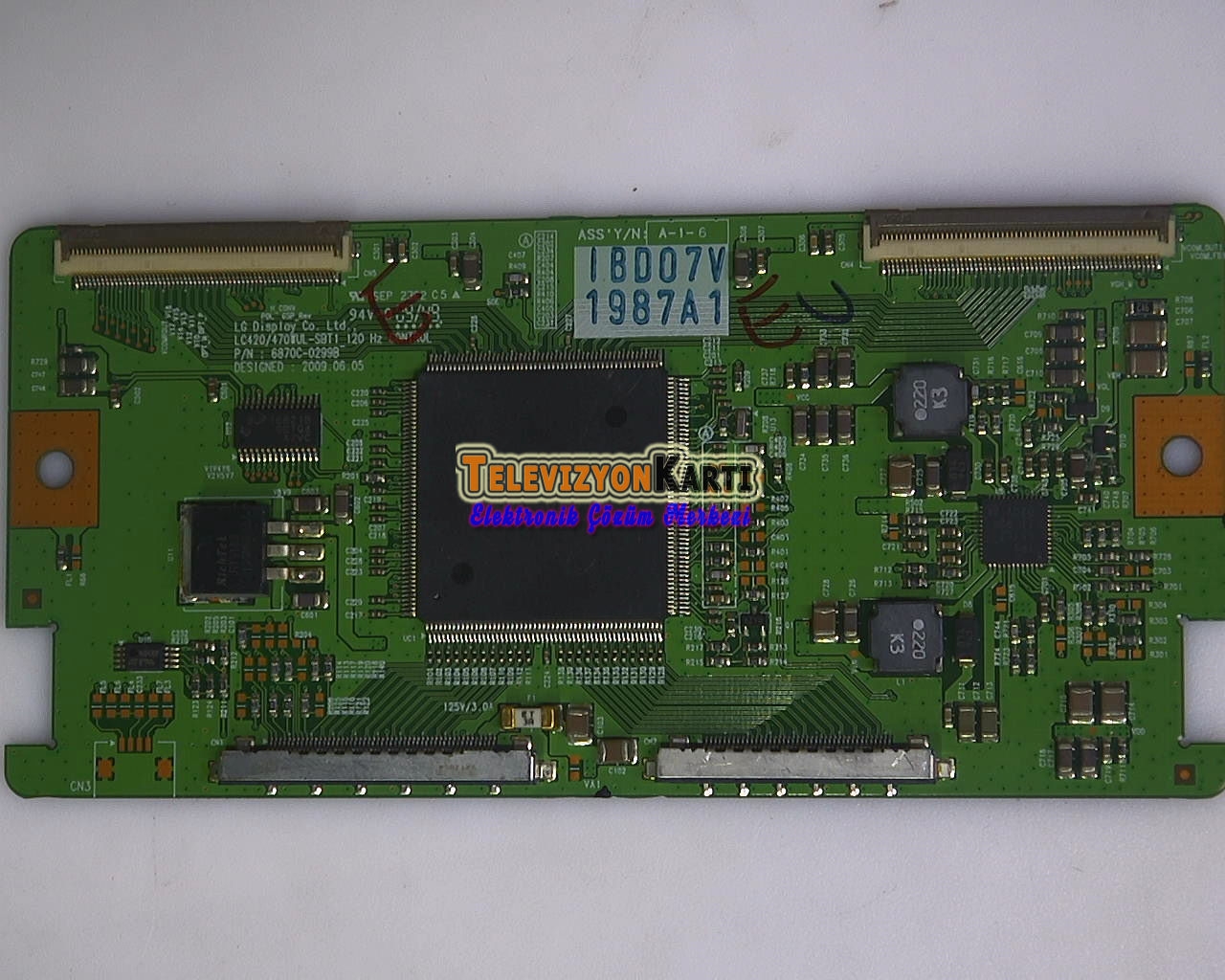 6870C-0299B, 6871L-1987A, LC420-470WUL-SBT1, LG 47SL9500, T CON Board, LC420WUL-SBT1