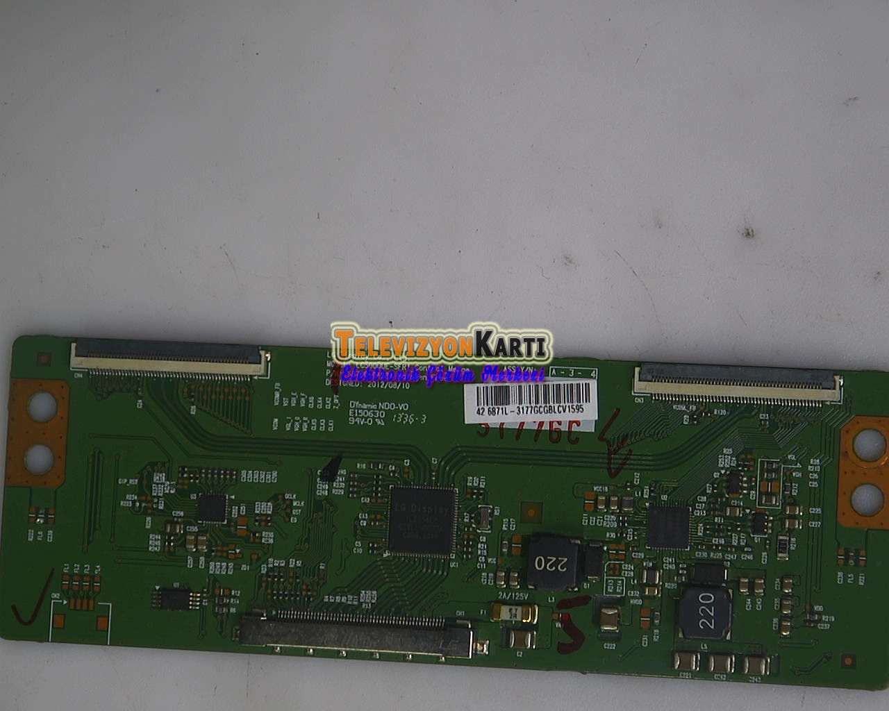 6870C-0452A, 3177G, 6871L-3177G, LC500DUE-SFR1, LG 42LN578V, T CON Board, LC420DUN-SFU2