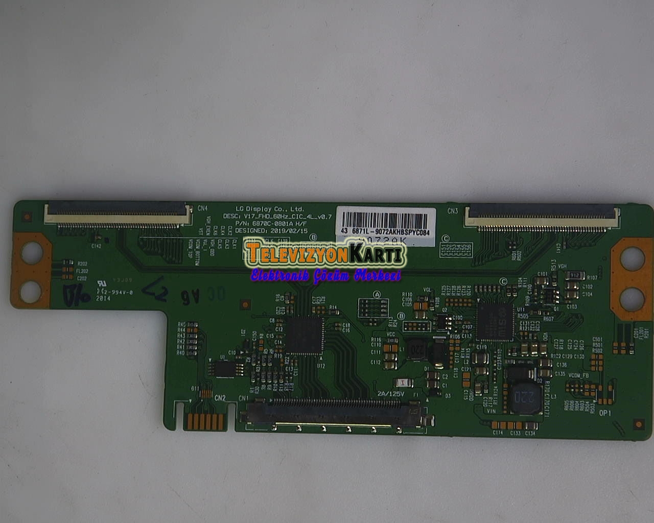 6871L-9072A , 6870C-0801A , DİJUTSU 43DS8800 T CON Board , K430WDF