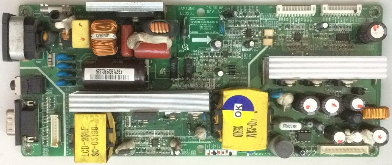 6871TPT287A , LCD-23L , LG , Z23LZ5R , LC230W02 , Power Board , Besleme Kartı , PSU