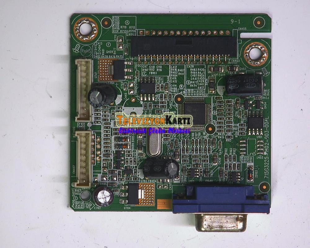 715G3225-M02-003-004L FUJİTSU L20T-2 LED Monitör VGA Anakart