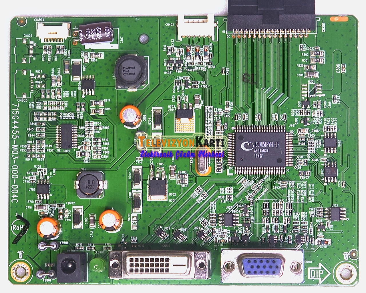 715G4455-M03-000-004C HP 2011X 20 inç Led Monitör Anakart 