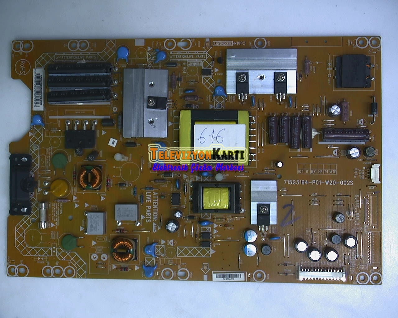 715G5194-P01-W20-002S, PLTV1L456GAC6, Philips 32PFL3517H/12, Power Board, Besleme, LC320EUE-SEM1
