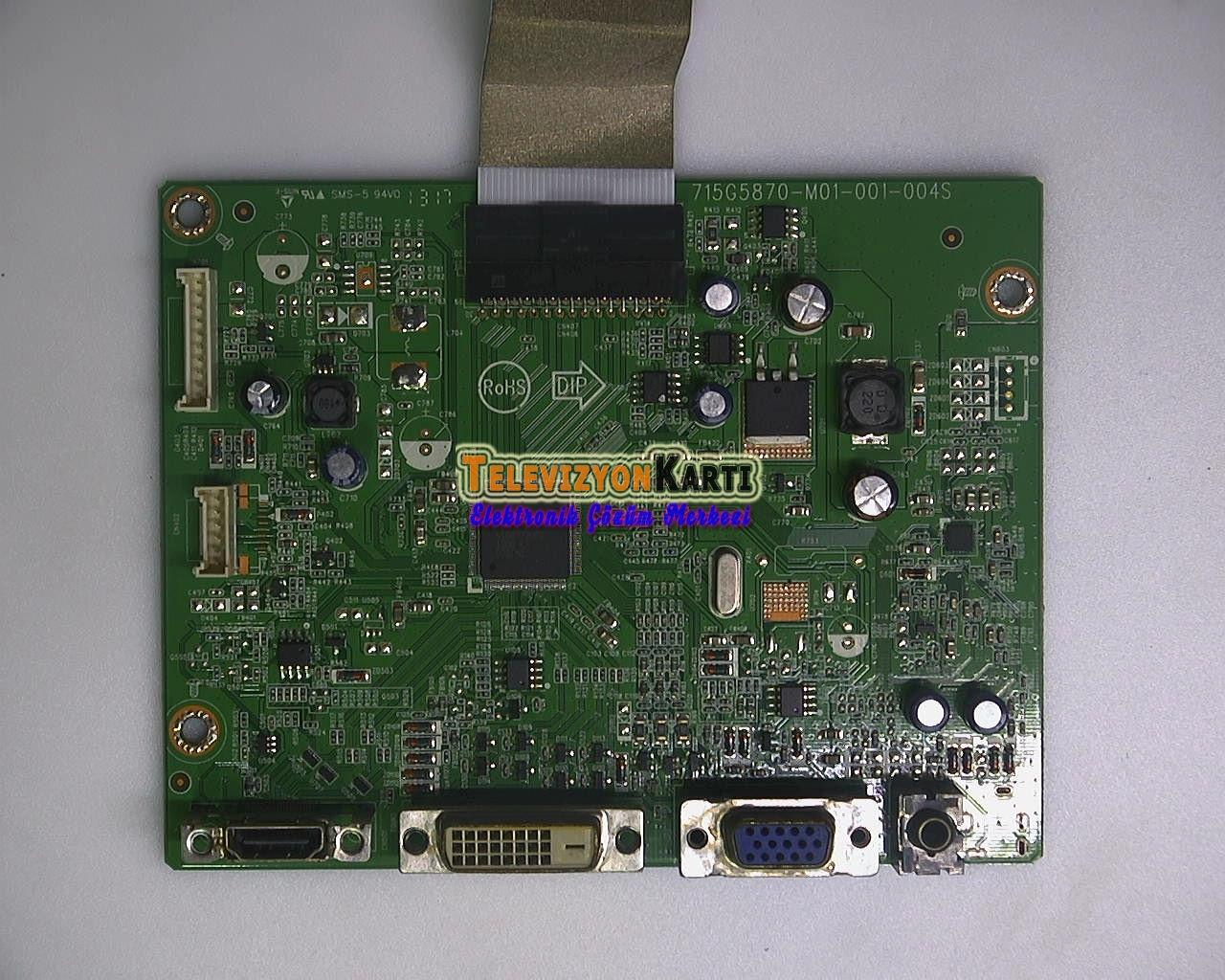 715G5870-M01-002-004L,Asus VS239HV,Monitör Anakart