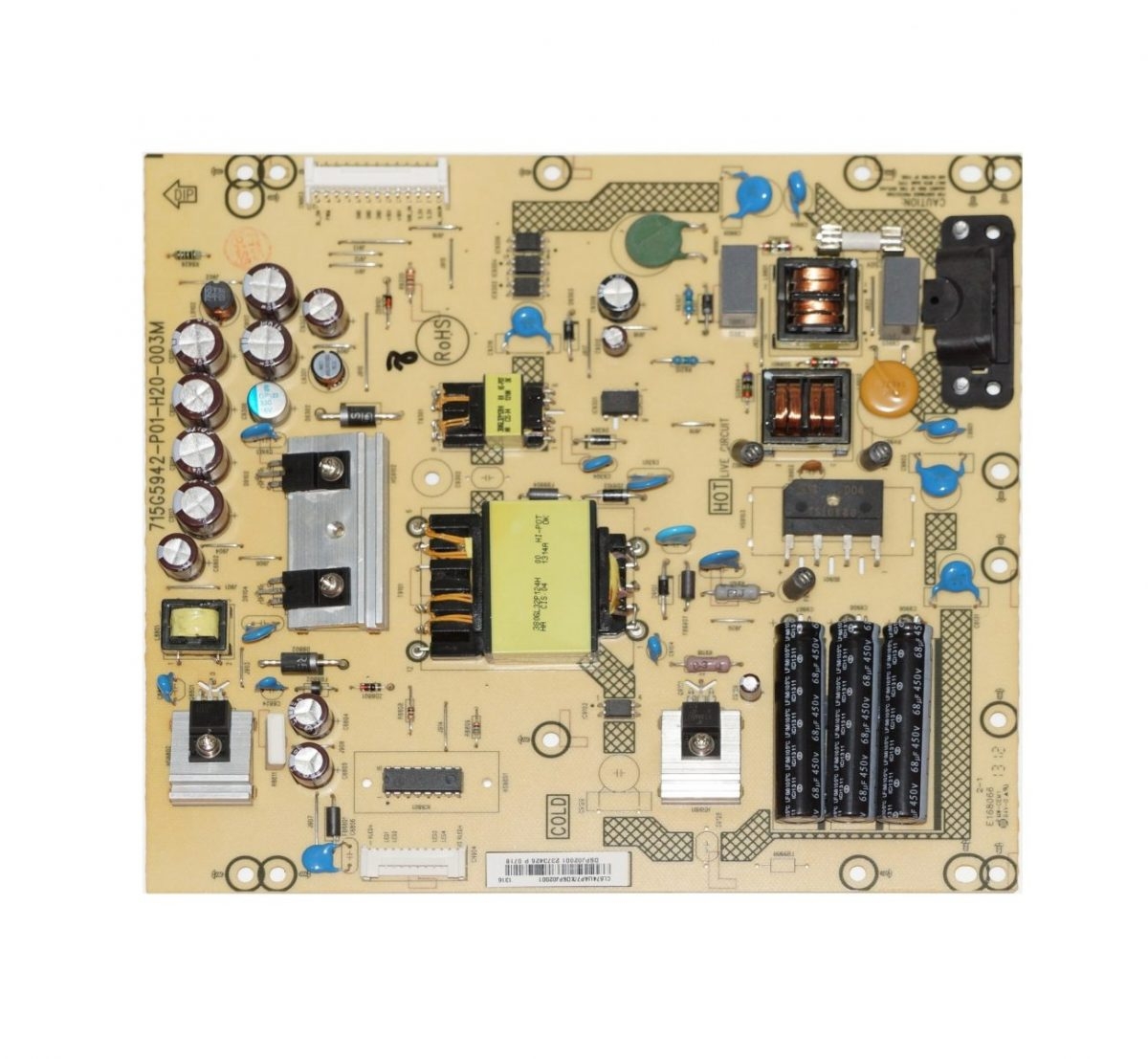 715G5942-P01-H20-003M, Panasonic TX-L32EM6E, Power Board, Besleme, TPT315B5-HVN01